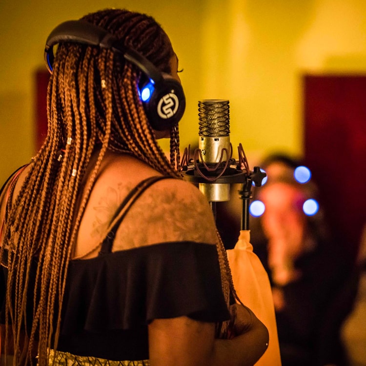 Recording studios with Silentsystem wireless headphones