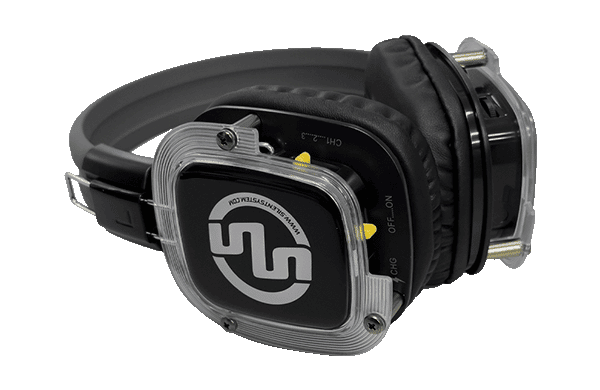 sx809-cufie-silent Silentsystem SX-809 Super Power Bass trådlösa hörlurar - silent disco och evenemang