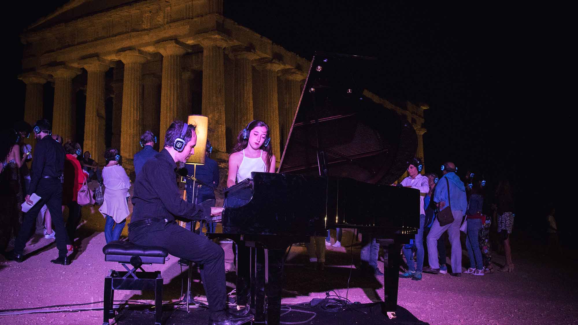Silent concert med Yamaha-piano